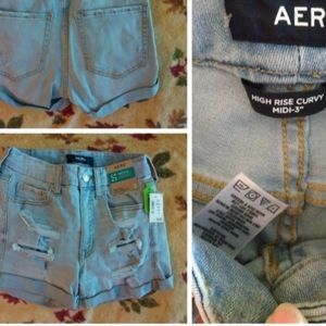 Aero jean shorts nwt